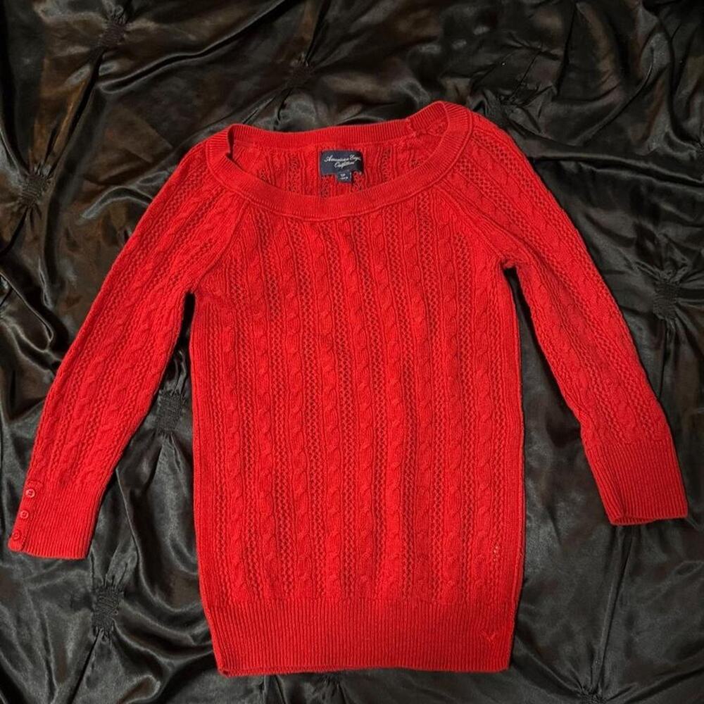 American eagle outfitters red sweater